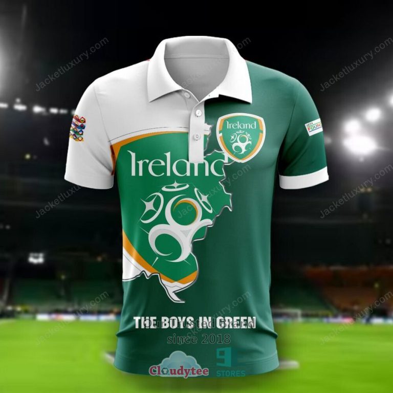 NEW Republic of Ireland The Boys In Green national football team Shirt, Short 12