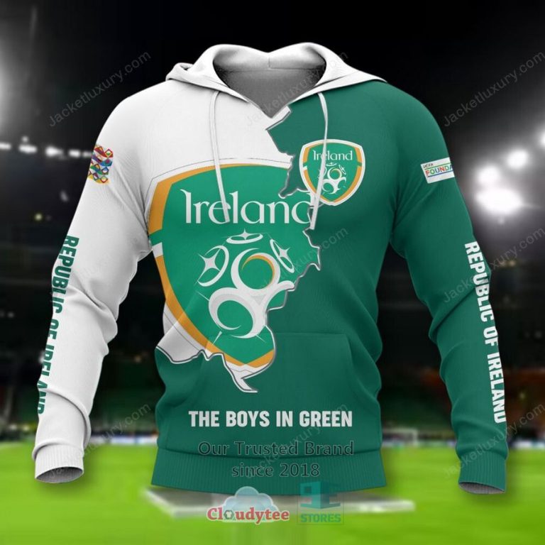 NEW Republic of Ireland The Boys In Green national football team Shirt, Short 13