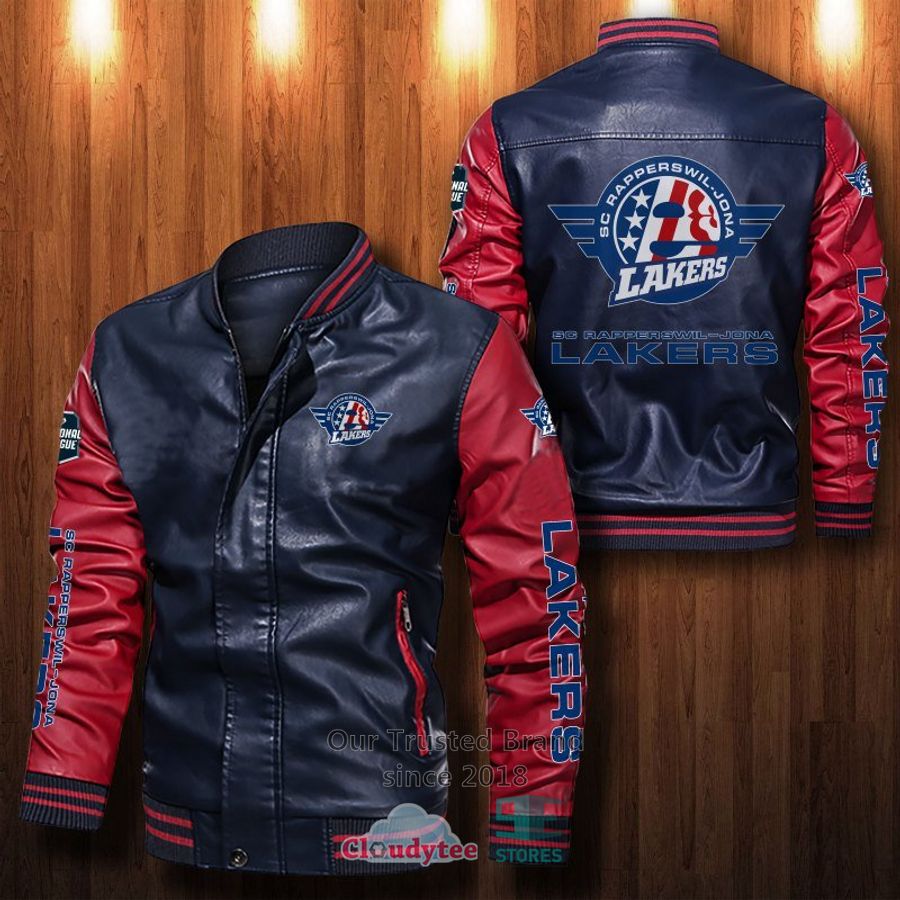 NEW SC Rapperswil-Jona Lakers Bomber Leather Jacket 4