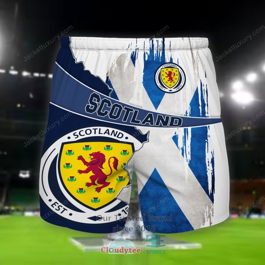 NEW Scotland national football team Blue Shirt, Short 10