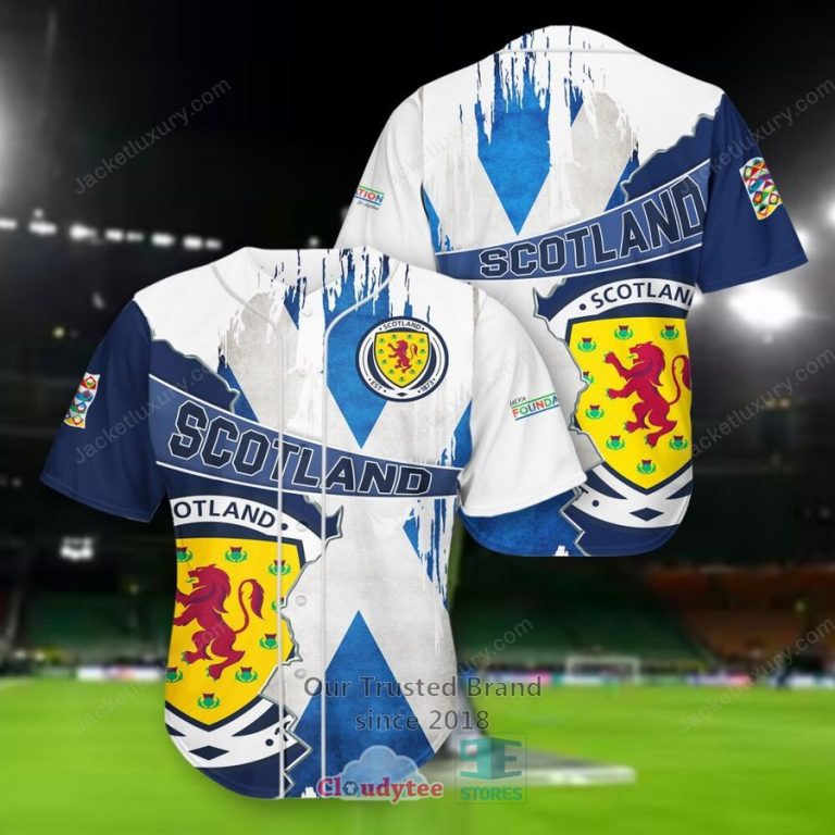 NEW Scotland national football team Blue Shirt, Short 22