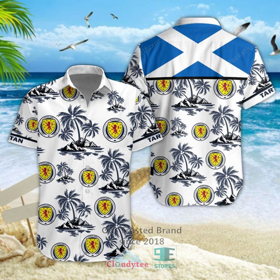 NEW Scotland national football team Hawaiian Shirt, Short