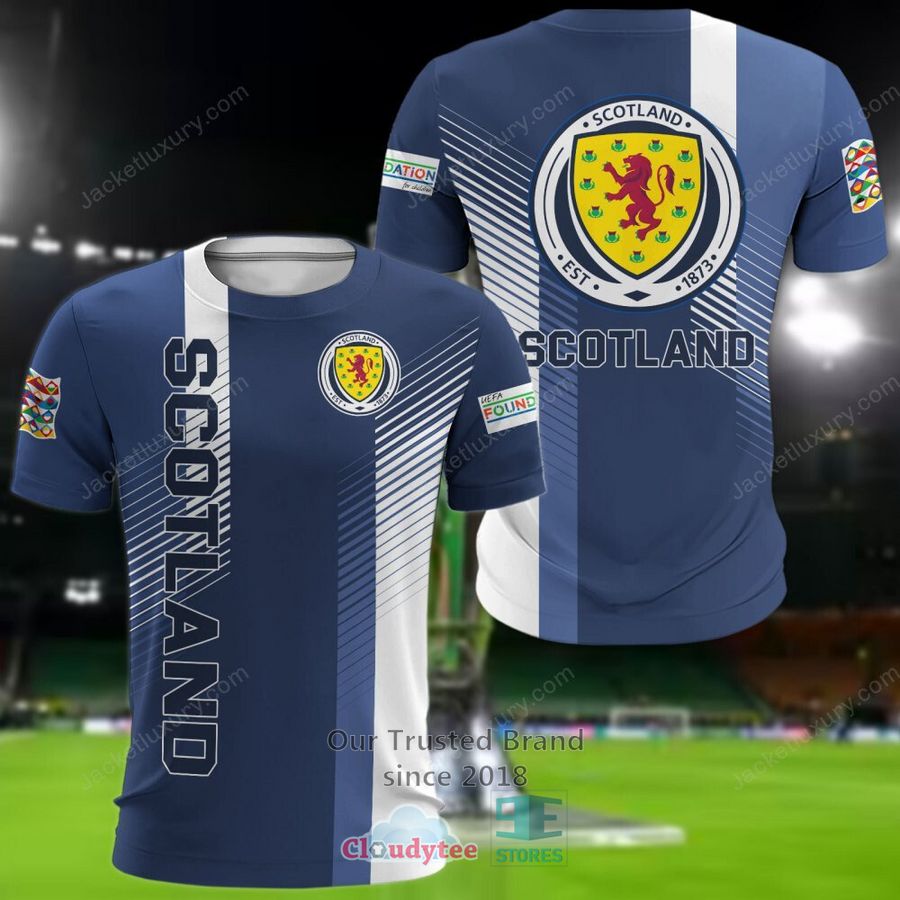 NEW Scotland national football team Navy Shirt, Short 8