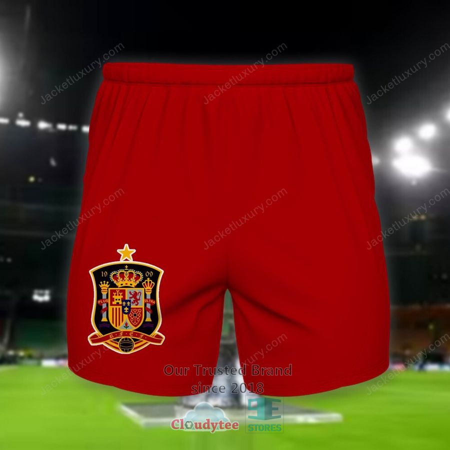 NEW Spain La Furia Espanola national football team Shirt, Short 10
