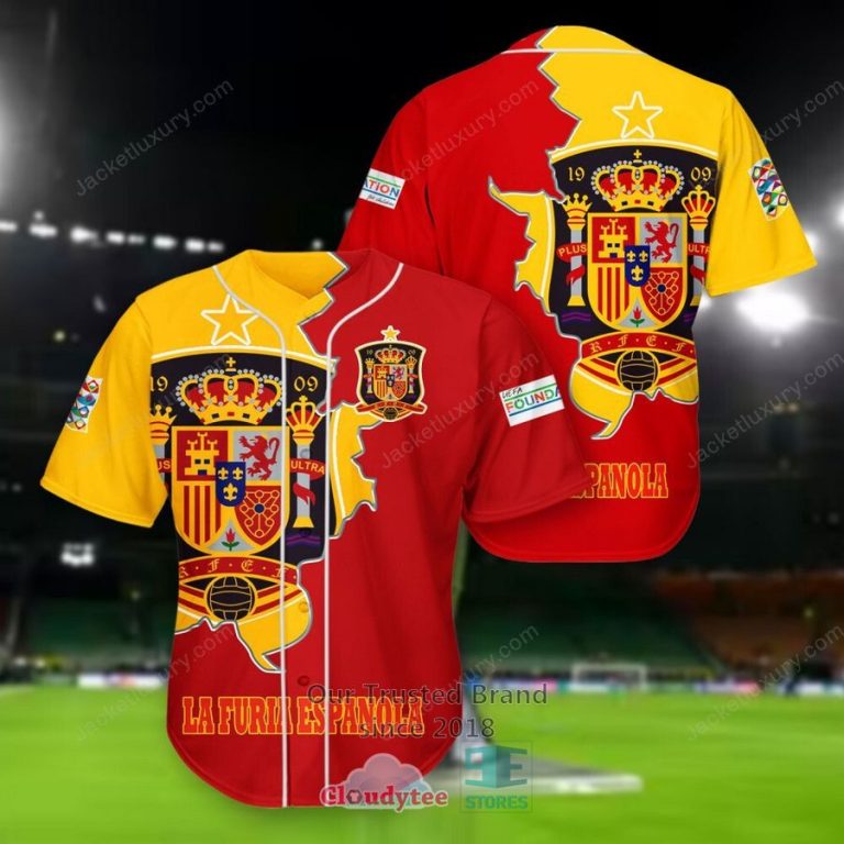 NEW Spain La Furia Espanola national football team Shirt, Short 22