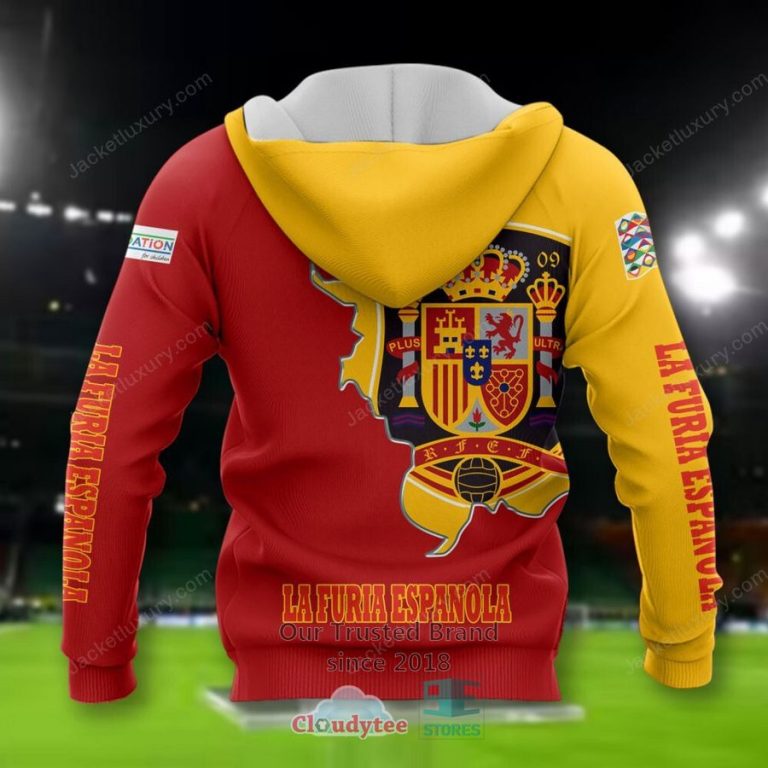 NEW Spain La Furia Espanola national football team Shirt, Short 14