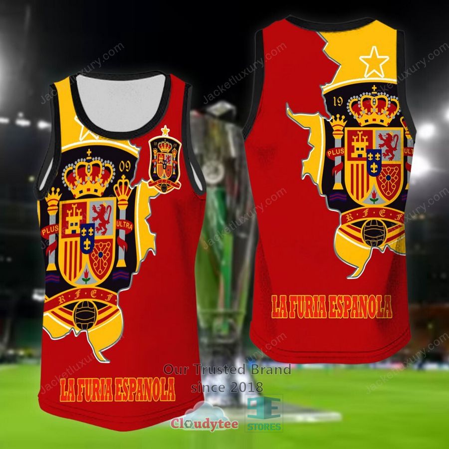 NEW Spain La Furia Espanola national football team Shirt, Short 9
