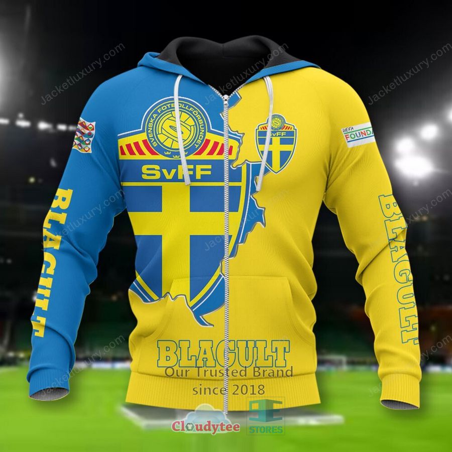 NEW Sweden Blagult national football team Shirt, Short 4