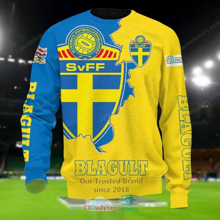 NEW Sweden Blagult national football team Shirt, Short 16