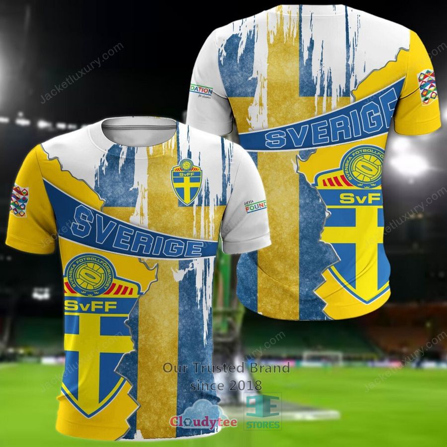 NEW Sweden national football team Shirt, Short 8