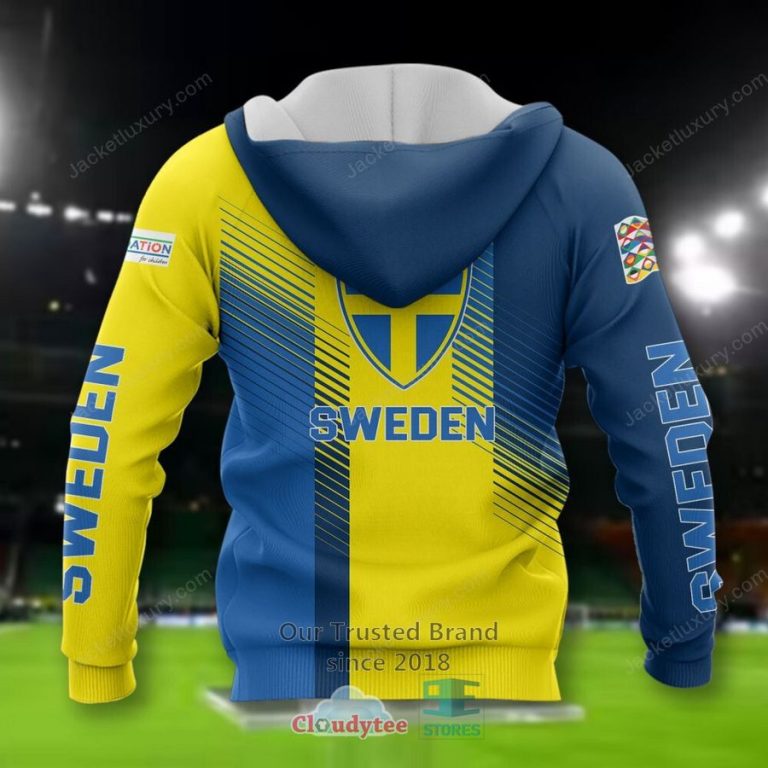 NEW Sweden national football team yellow Shirt, Short 14