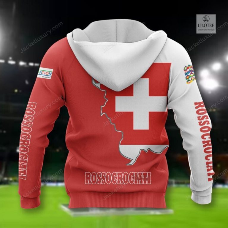 NEW Switzerland Rossocrociati national football team Shirt, Short 14