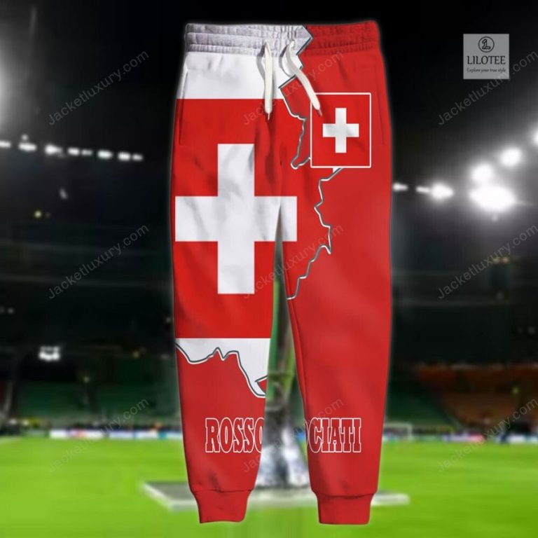 NEW Switzerland Rossocrociati national football team Shirt, Short 17