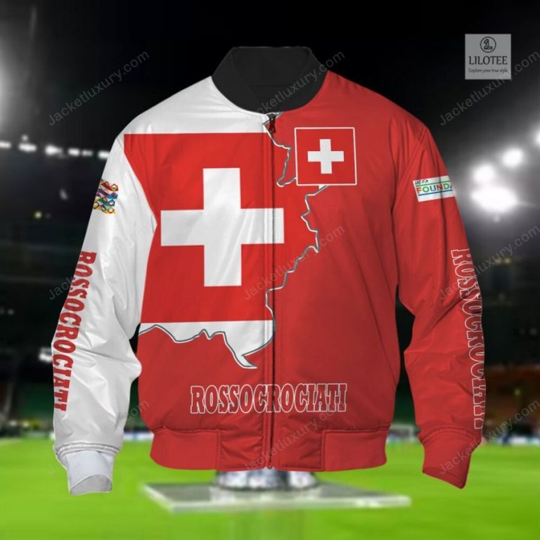 NEW Switzerland Rossocrociati national football team Shirt, Short 18