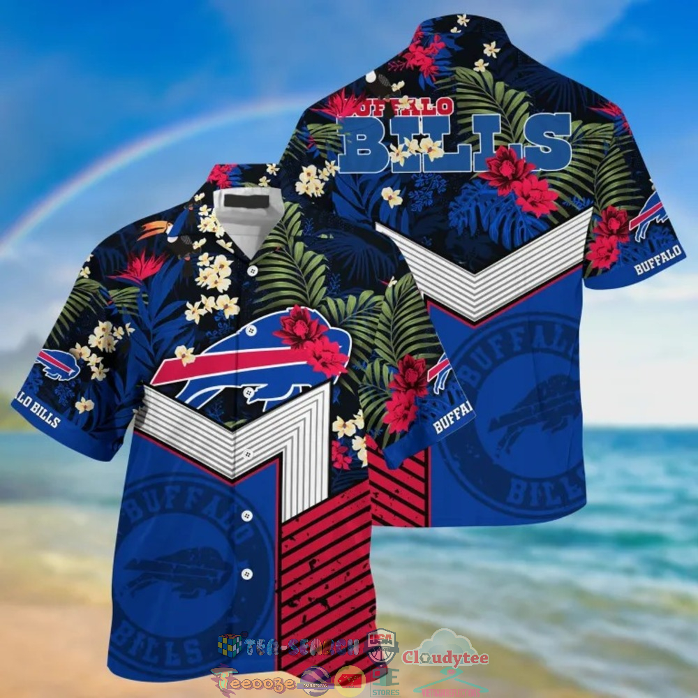 Buffalo Bills NFL Tropical Hawaiian Shirt And Shorts