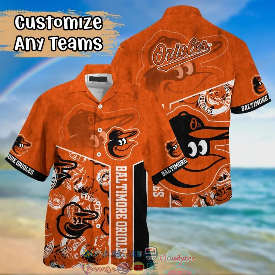 Baltimore Orioles Logo MLB Hawaiian Shirt