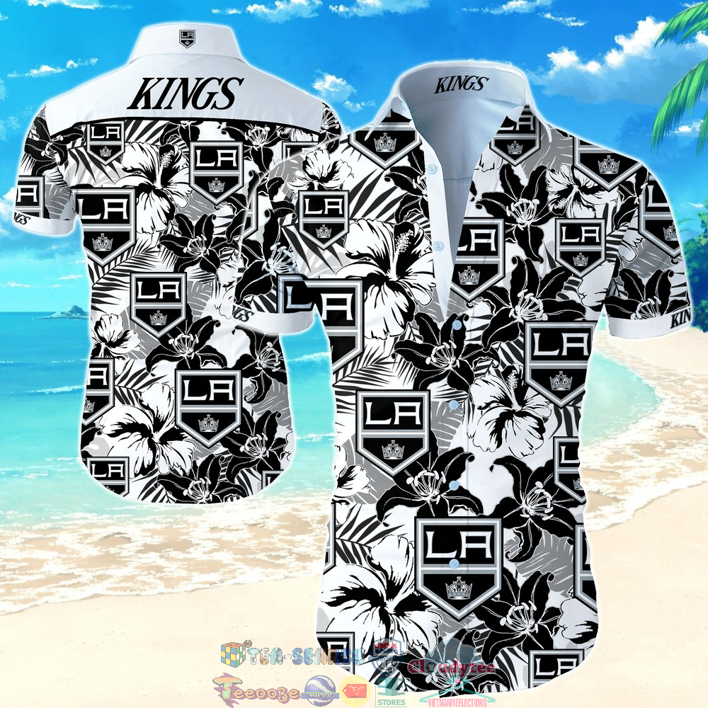 NHL Los Angeles Kings Hibiscus Tropical Hawaiian Shirt