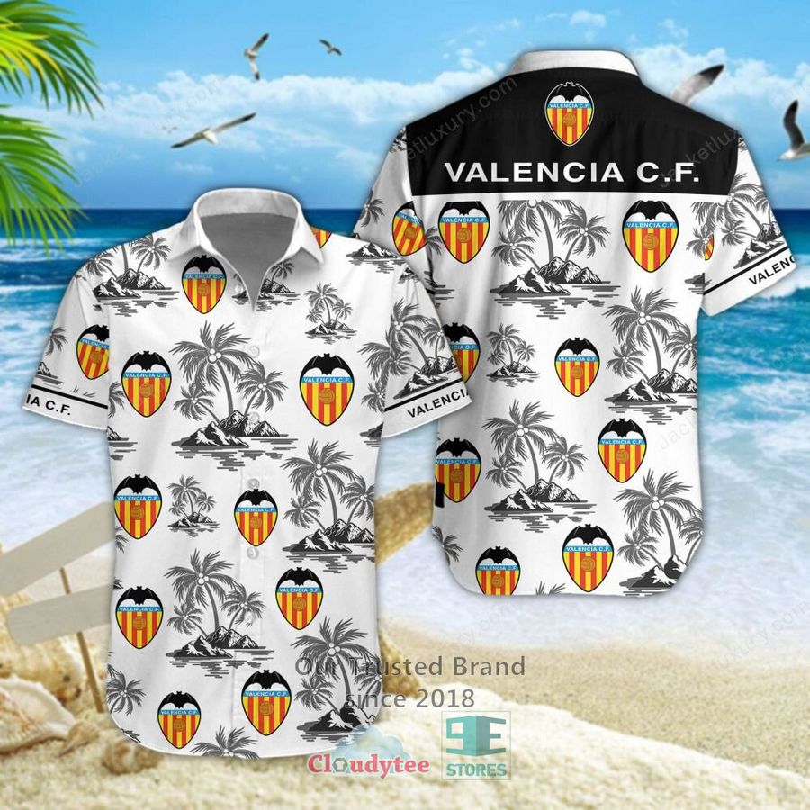 NEW Valencia C.F Hawaiian Shirt, Short