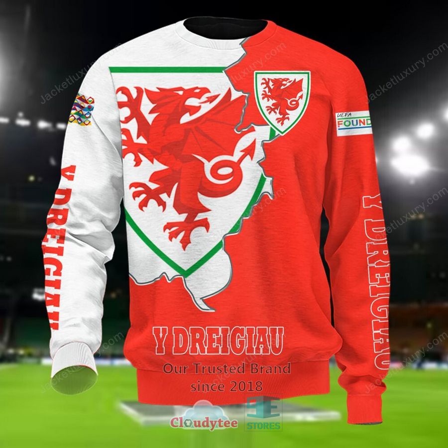 NEW Wales Y Dreigiau national football team Shirt, Short 5