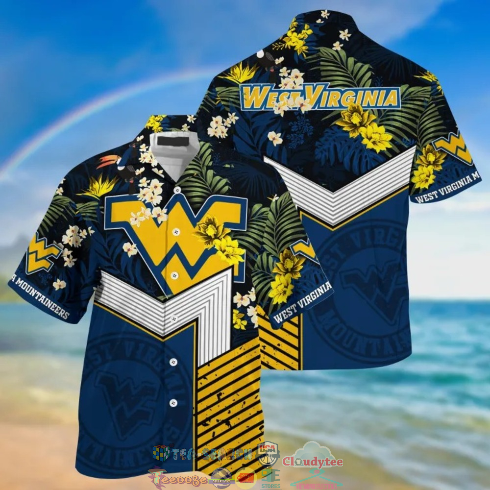 West Virginia Mountaineers NCAA Tropical Hawaiian Shirt And Shorts