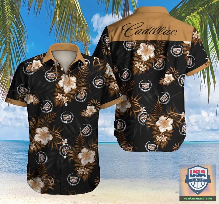 New Cadillac Short Sleeve Hawaiian Shirt