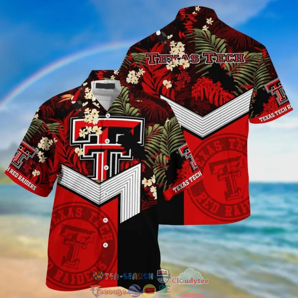 Texas Tech Red Raiders NCAA Tropical Hawaiian Shirt And Shorts
