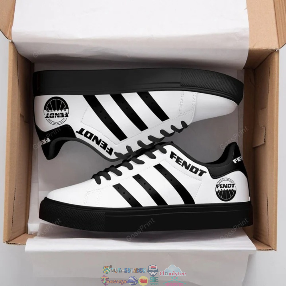Fendt Black Stripes Style 1 Stan Smith Low Top Shoes