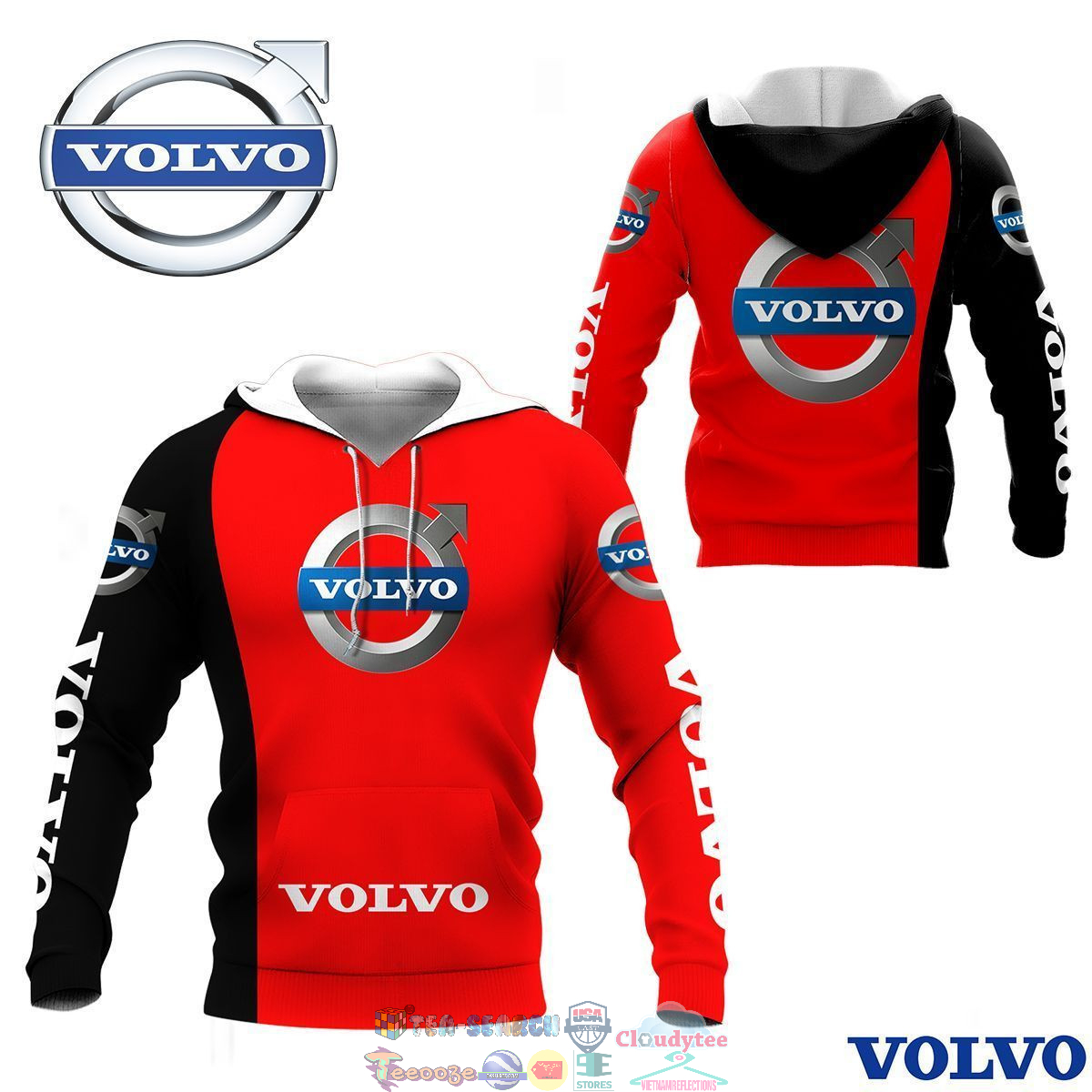 Volvo ver 1 3D hoodie and t-shirt