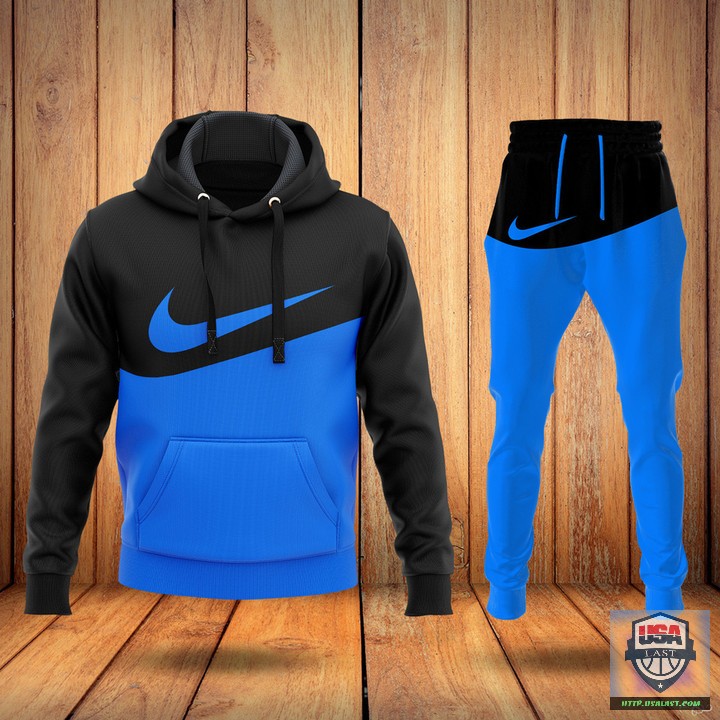 Nike Epic Blue Hoodie Jogger Pants 46