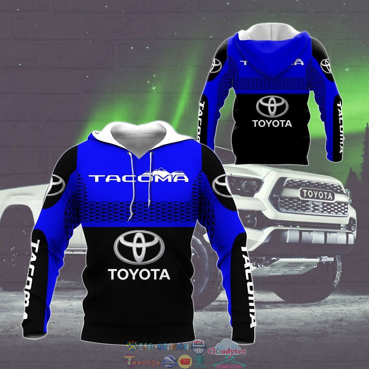 Toyota Tacoma ver 21 3D hoodie and t-shirt