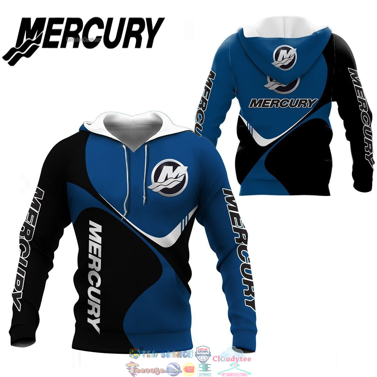 Mercury ver 5 3D hoodie and t-shirt