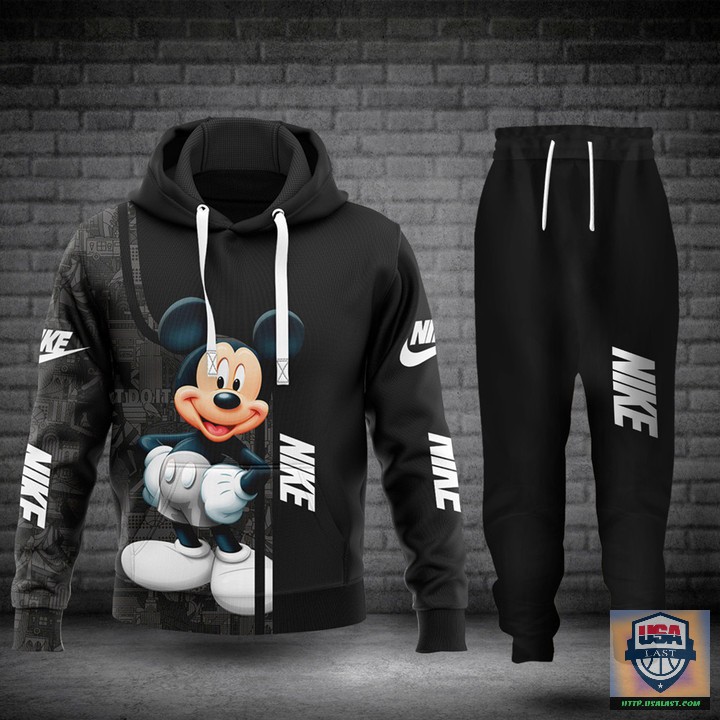 Nike Mickey Mouse Hoodie Jogger Pants 78