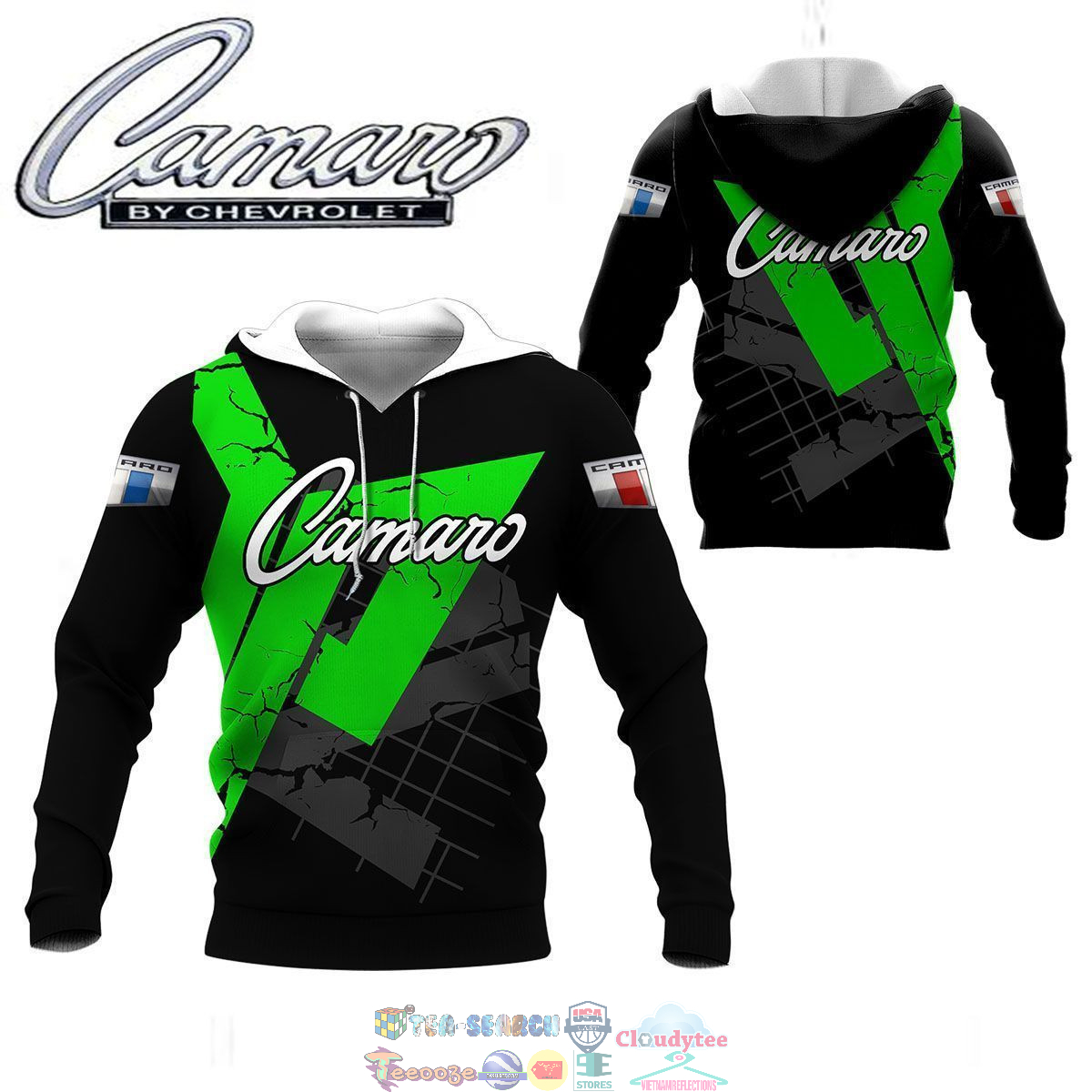 Chevrolet Camaro ver 7 3D hoodie and t-shirt