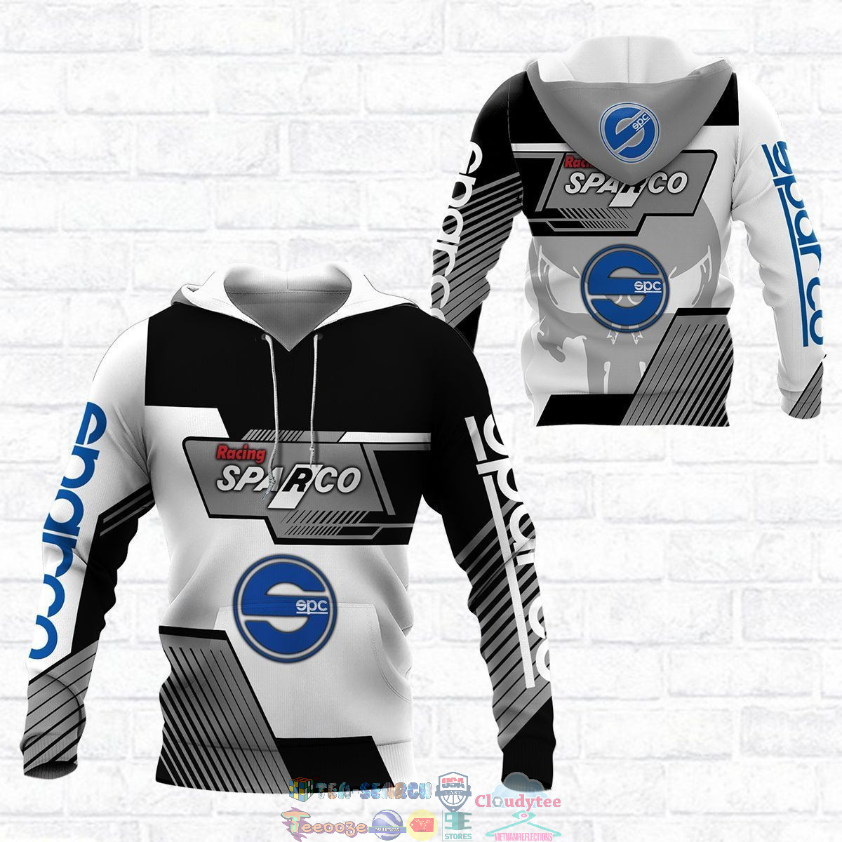 Sparco ver 26 3D hoodie and t-shirt
