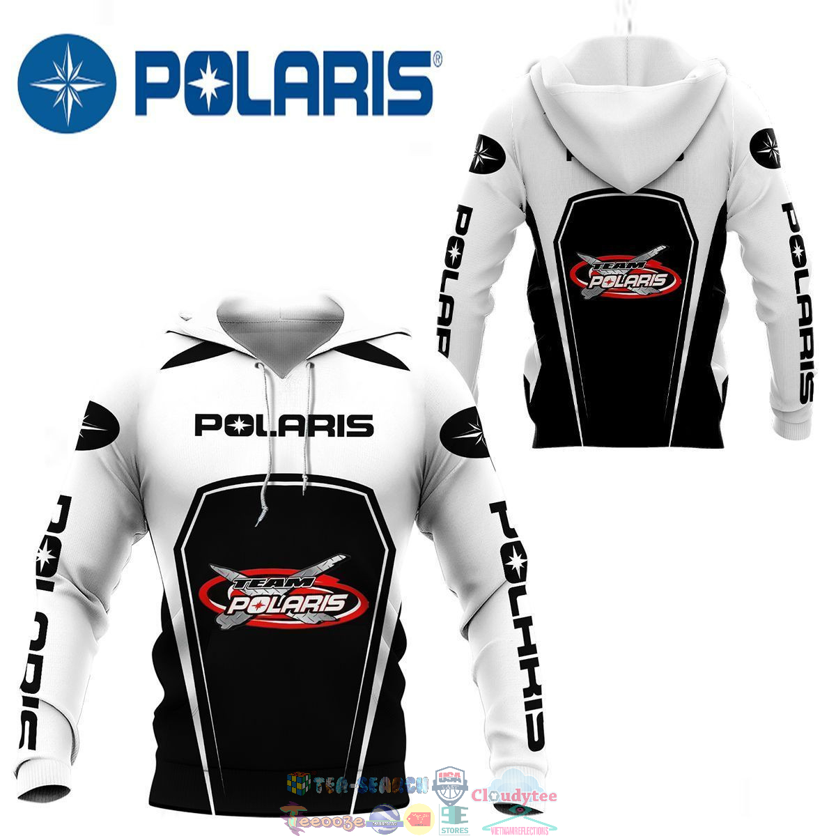 Polaris Racing Team ver 10 3D hoodie and t-shirt