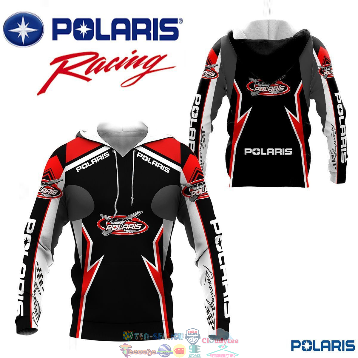Polaris Racing Team ver 7 3D hoodie and t-shirt