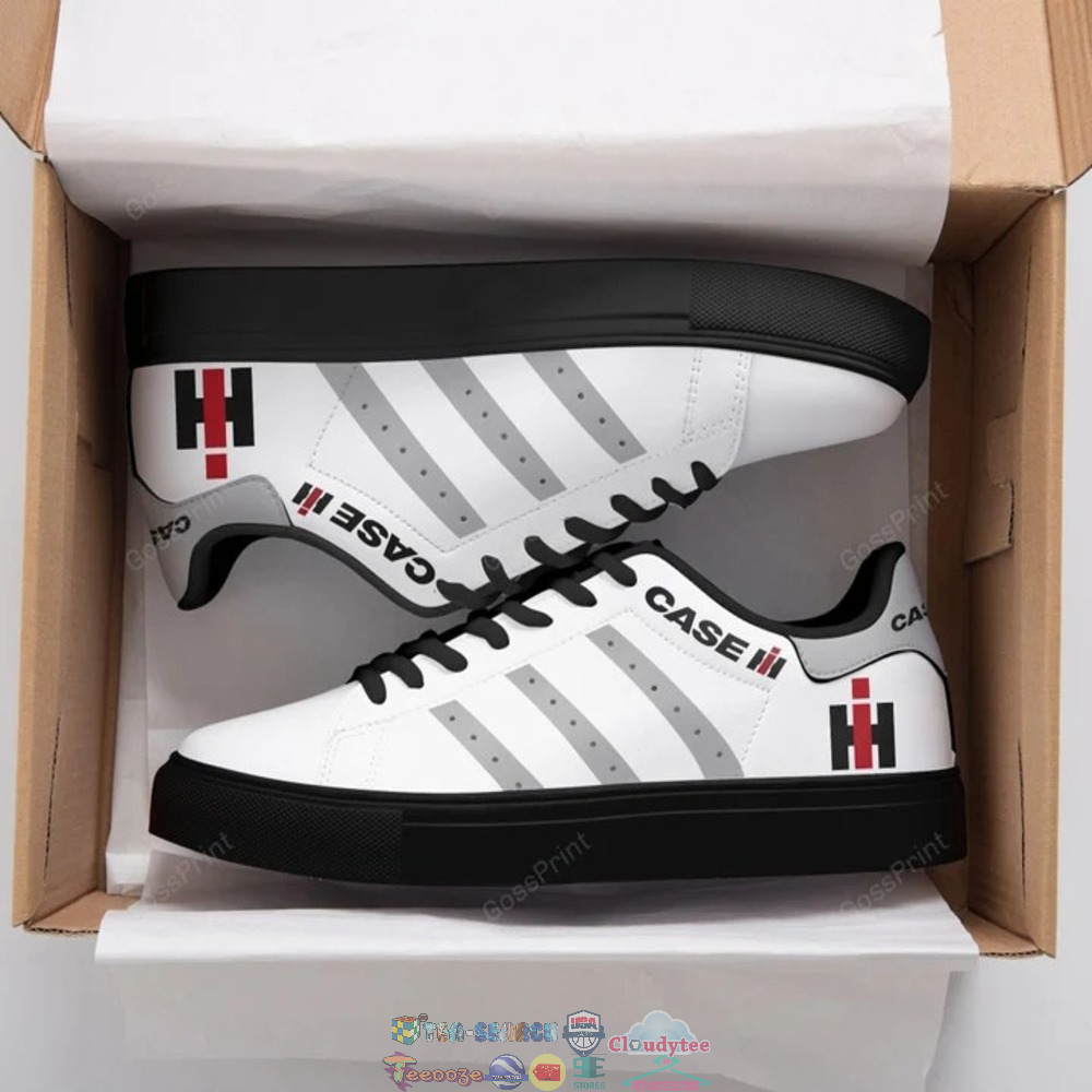 Case IH Grey Stripes Stan Smith Low Top Shoes