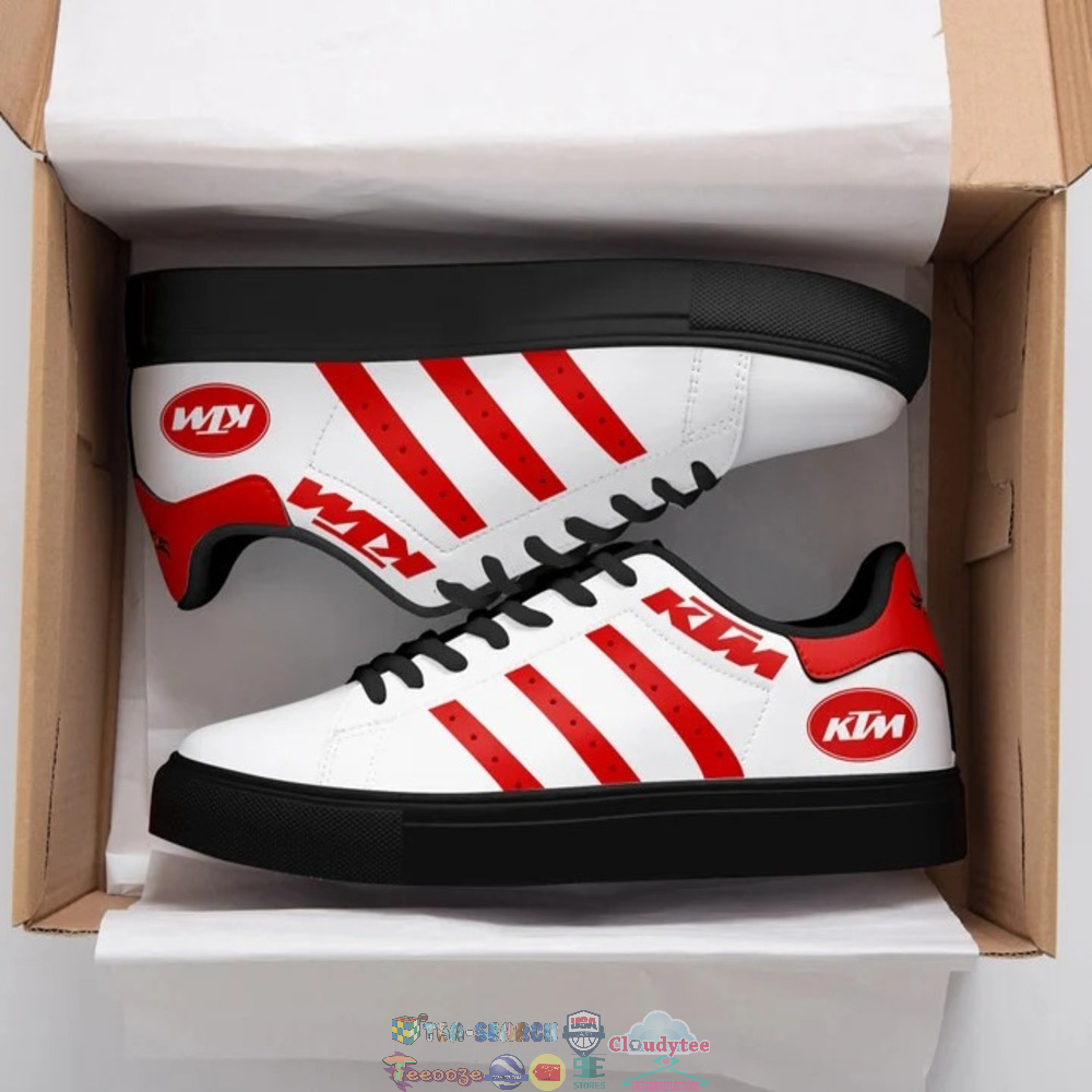 KTM Red Stripes Stan Smith Low Top Shoes