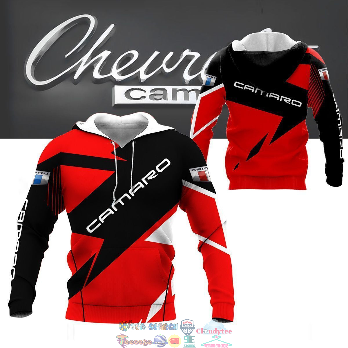 Chevrolet Camaro ver 13 3D hoodie and t-shirt