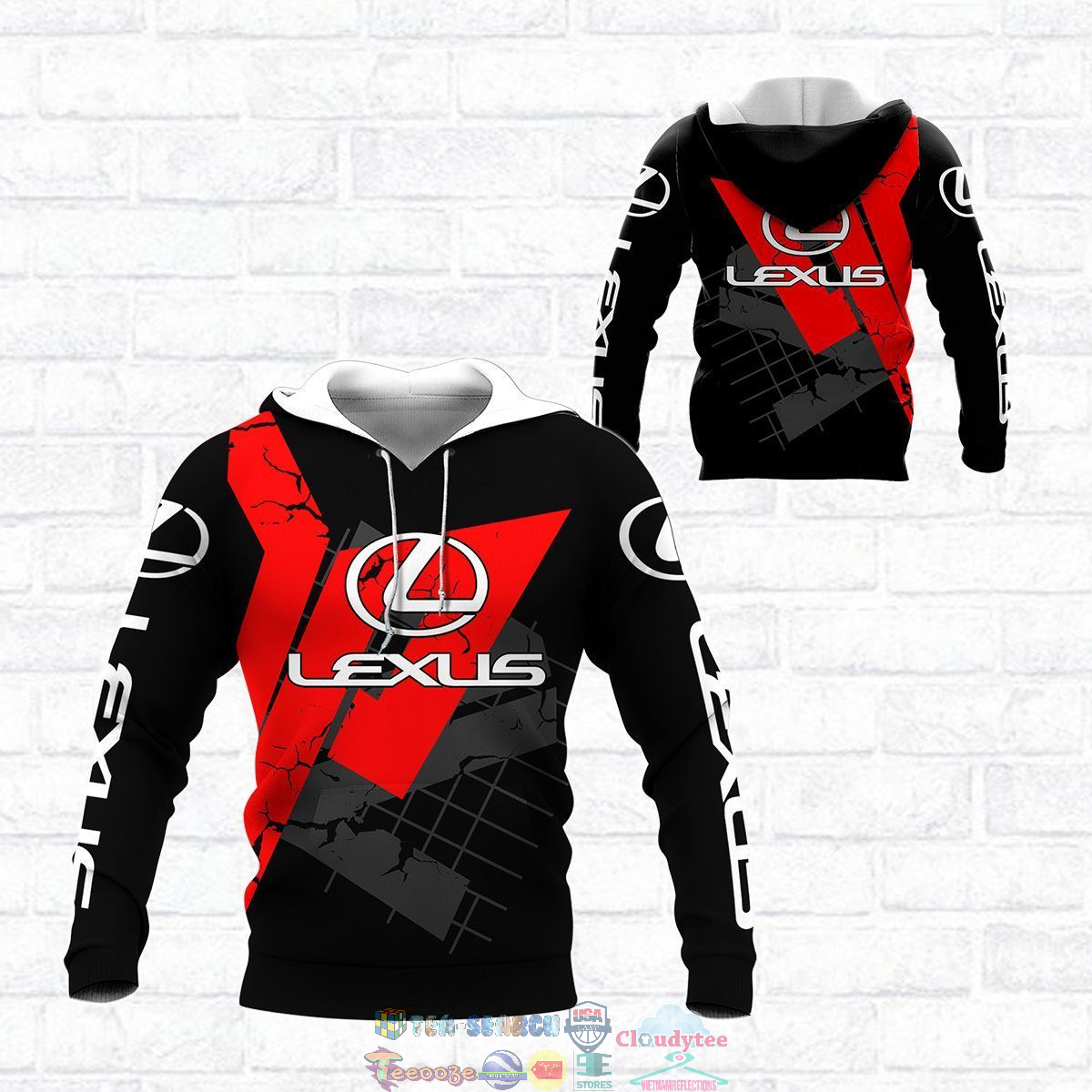 Lexus ver 8 3D hoodie and t-shirt