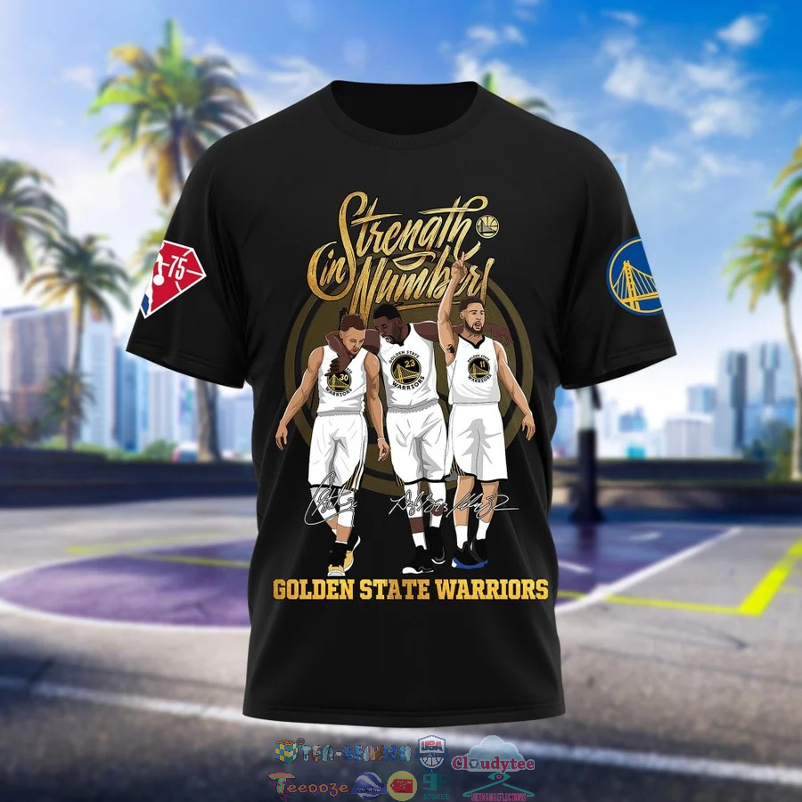 Strength Numbers Golden State Warriors 3D Shirt