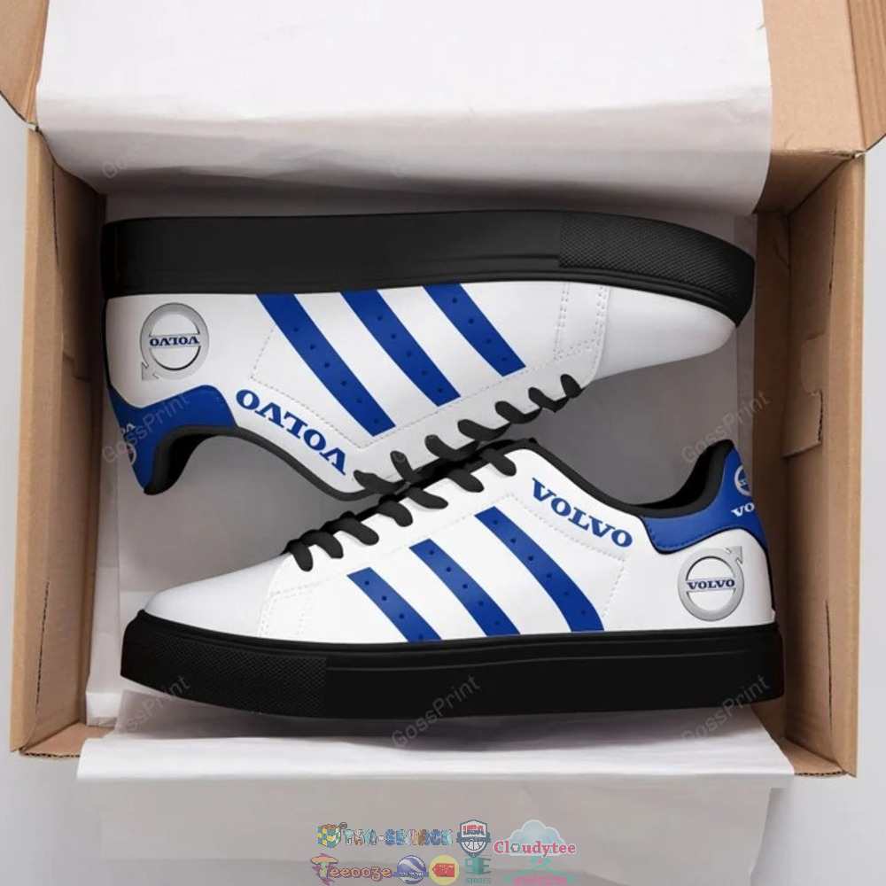 Volvo Blue Stripes Stan Smith Low Top Shoes