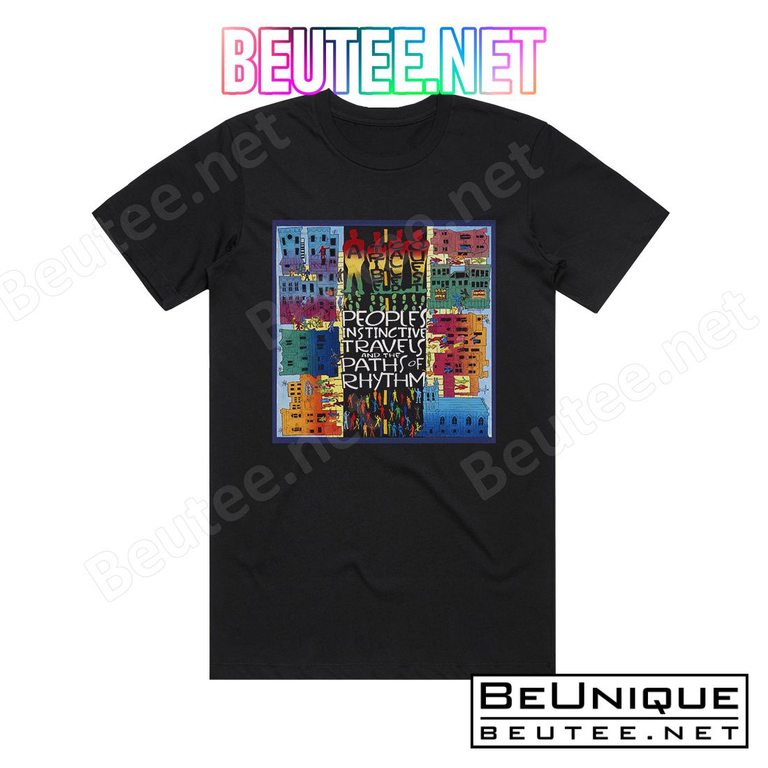 A Tribe Called Quest Peoples Instinctive Travels And The Paths Of Rhythm Album Cover T-Shirt