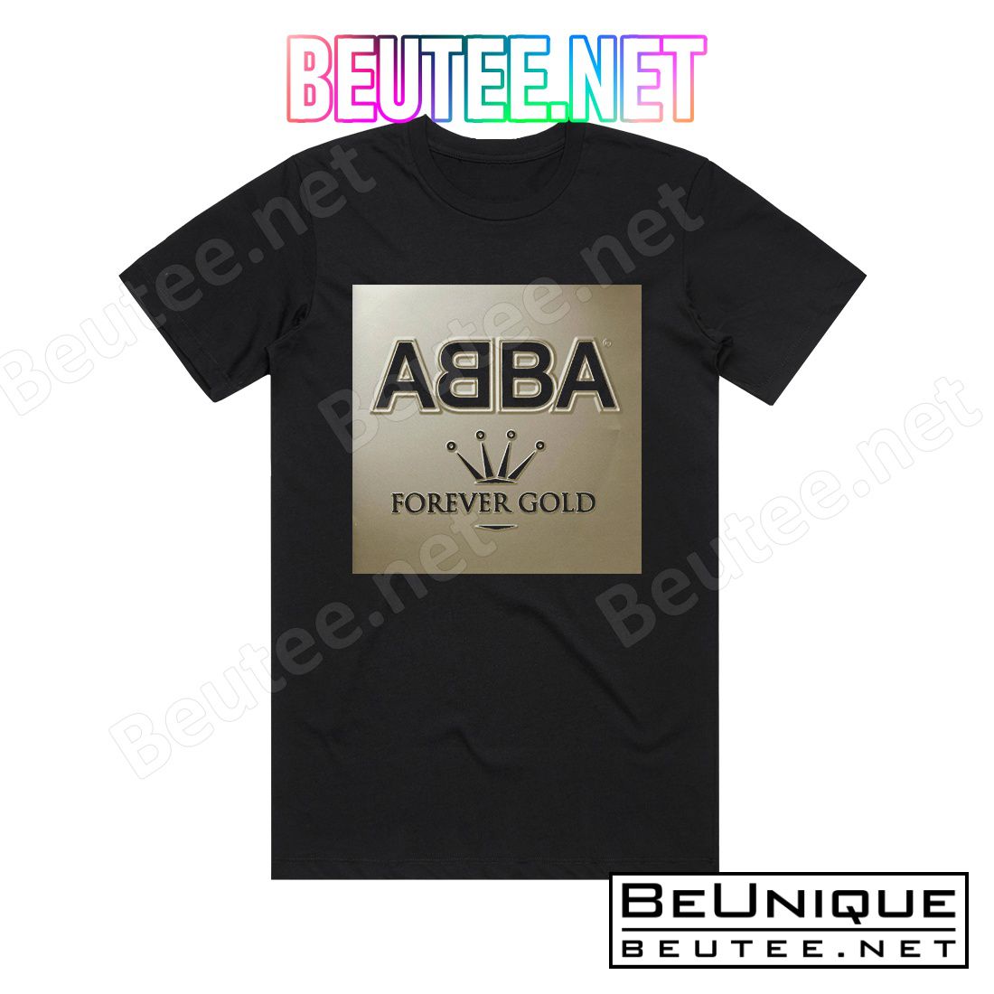 ABBA Forever Gold Album Cover T-Shirt