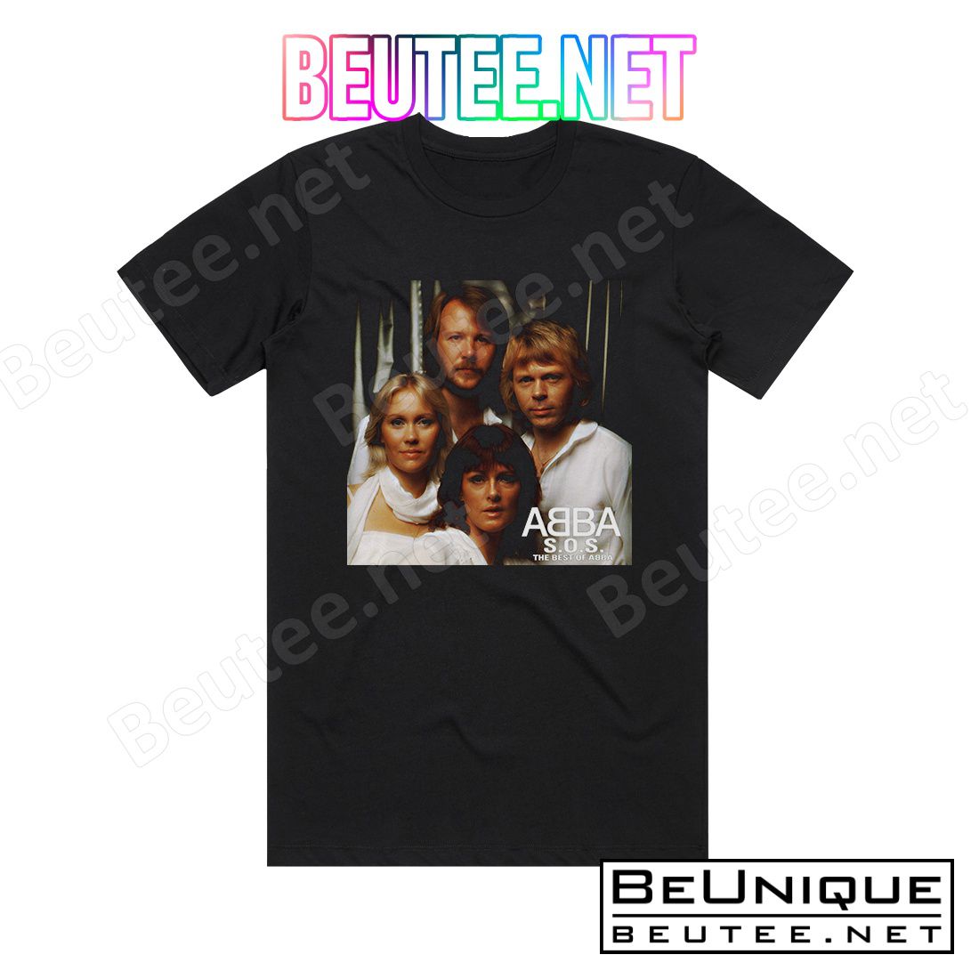 ABBA Sos The Best Of Abba Album Cover T-Shirt