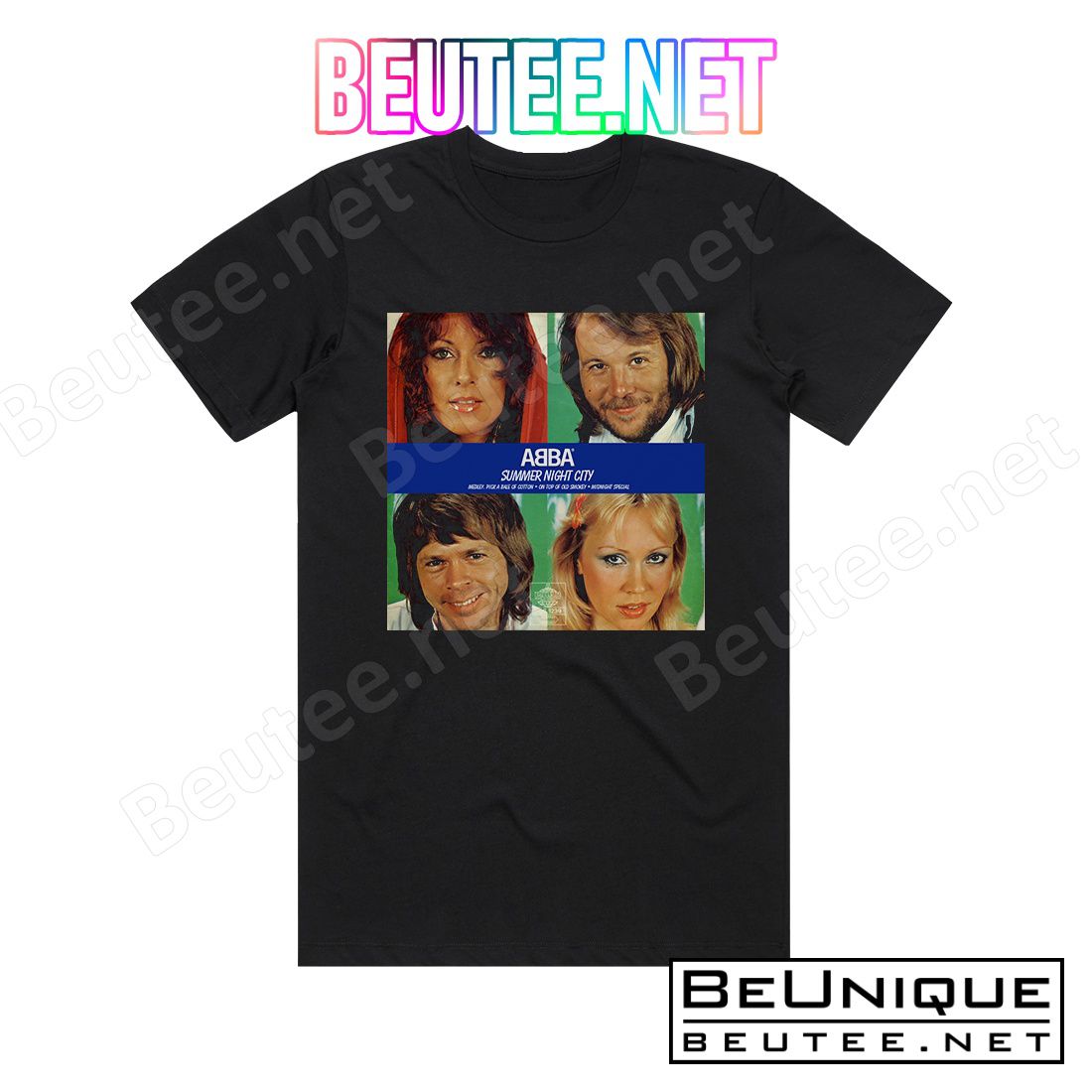 ABBA Summer Night City Album Cover T-Shirt