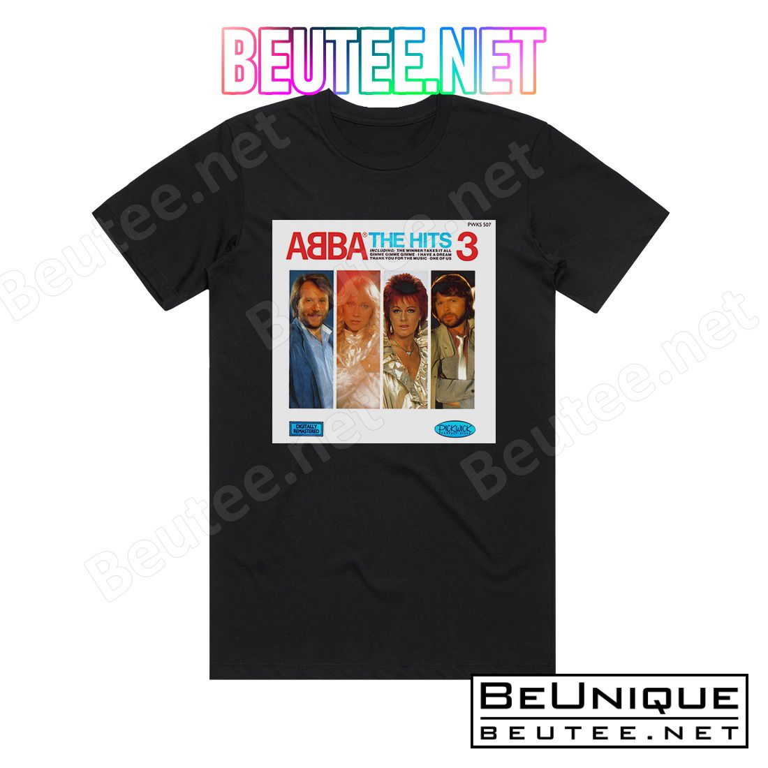 ABBA The Hits Volume 3 Album Cover T-Shirt