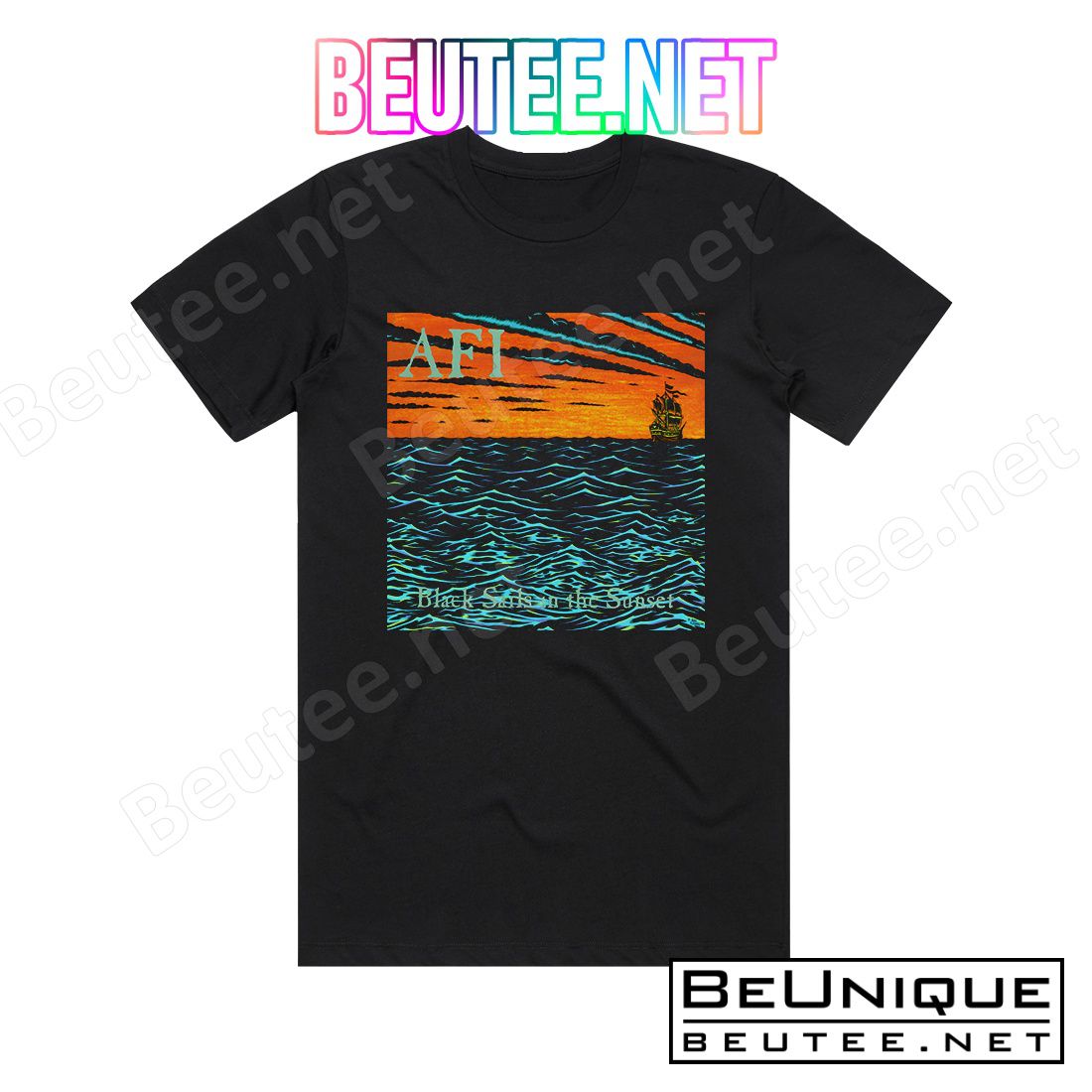 AFI Sails In The Sunset 3 Album Cover T-shirt