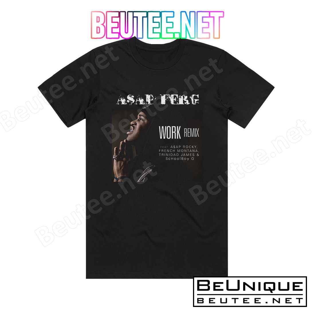 ASAP Ferg Work Remix Album Cover T-Shirt