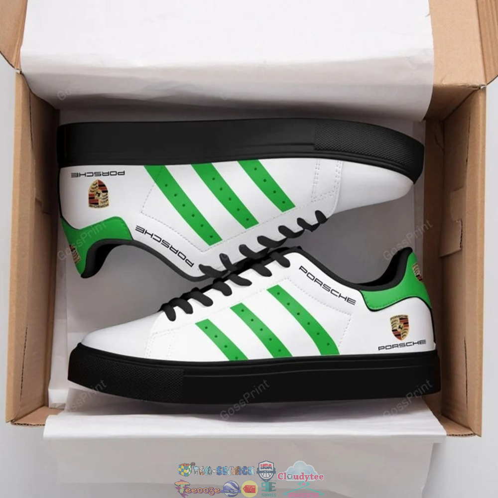 Porsche Green Stripes Style 1 Stan Smith Low Top Shoes